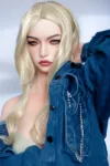 Carmen 5.18ft (158cm) Small Breast Europe Girl ALL-IN-ONE TPE AI Love Doll & Silicone Blonde Sex Doll DX191005-S5