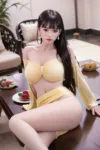 Sooyeon 5.41ft (165cm) Big Breast Korean Office Manager ALL-IN-ONE TPE AI Love Doll & Silicone SexDoll DX18644-A YouQu Doll, Default Silicone Head With Tongue & Teeth
