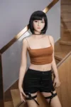 Admire 5.25ft (160cm) Small Breast Japanese Rich and Academic - Excellent Girl ALL-IN-ONE TPE Sex Doll & Silicone Adult Sex Doll DX18206 YouQu Doll