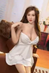 Bai Die 5.25ft (160cm) Big Breast Alluring Asian Girl ALL-IN-ONE TPE Sex Doll & Silicone Adult Sex Doll DX18204 YouQu Doll