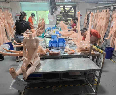 Workshop of All-In-One Life-Size AI Love Sex Doll 4 ulpbestsexdoll.com Finished product warehouse 3 e1727548495251
