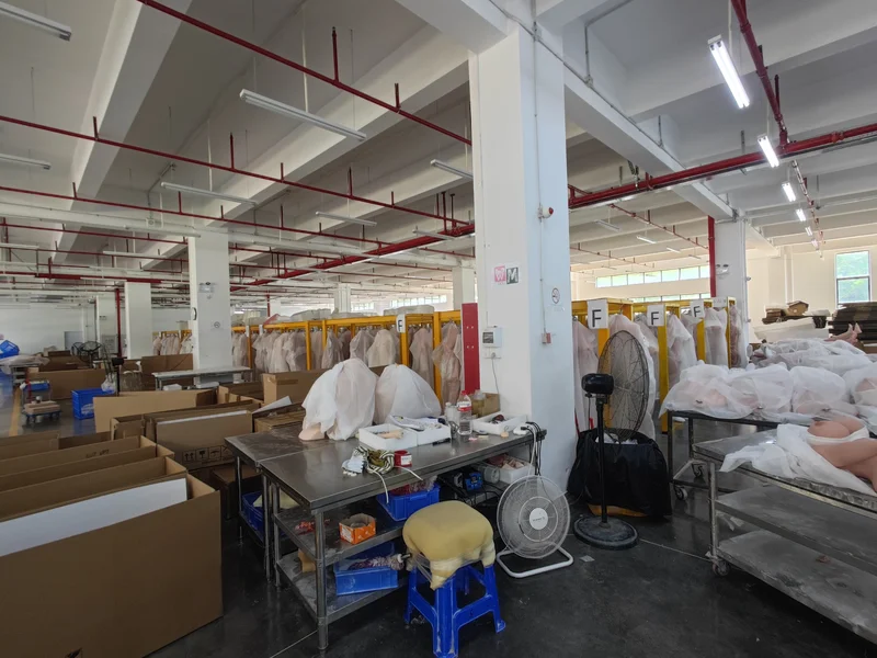 Workshop of All-In-One Life-Size AI Love Sex Doll 14 ulpbestsexdoll.com packing 2