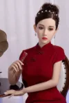 Zhiyao 5.25ft (160cm) Small Breast Asian Goddess ALL-IN-ONE TPE Sex Doll & Silicone Adult Sex Doll DX18207 YouQu Doll